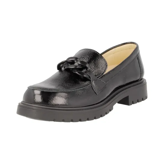 Charol arrugado negro