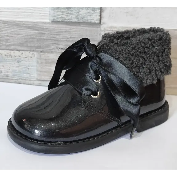 Charol metal negro 2