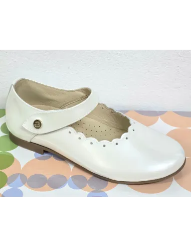 Charol pearl blanco