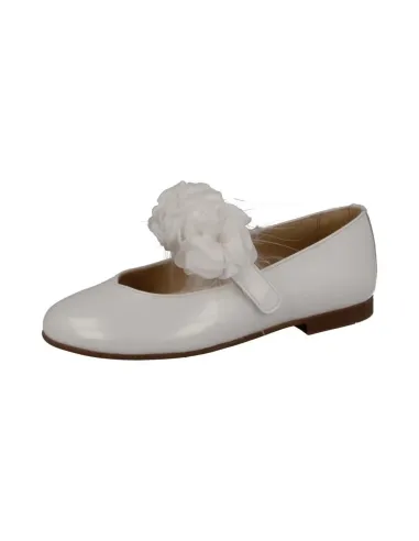 Charol pearl blanco