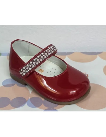 Charol pearl rojo