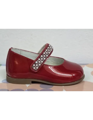 Charol pearl rojo