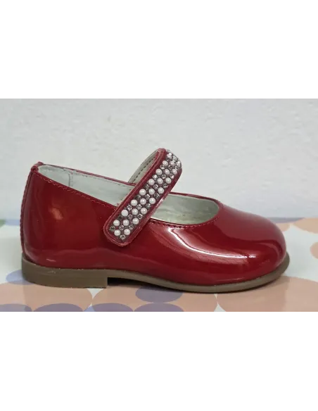 Charol pearl rojo