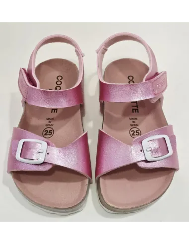 Sandalia bio rosa