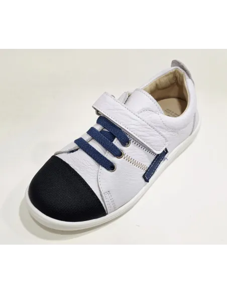 Piel jo blanco con marino