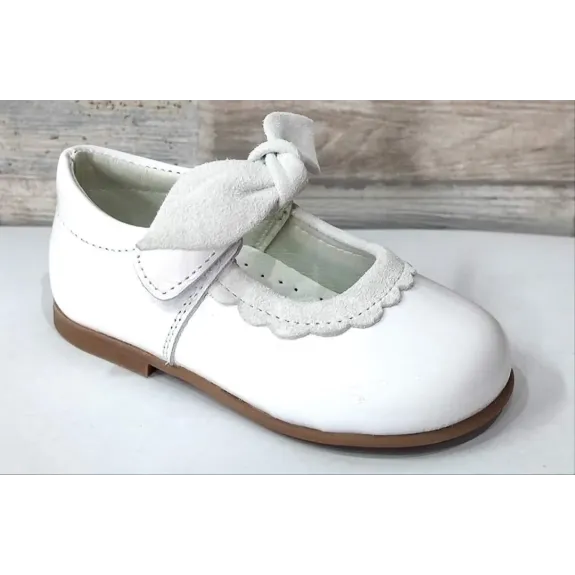 Charol blanco con ante